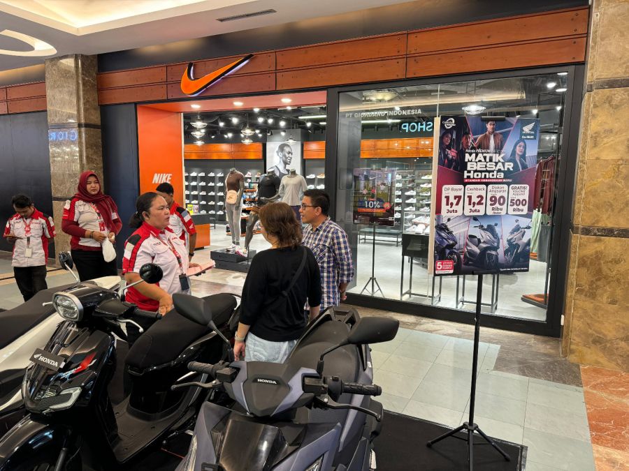 Pameran Honda Premium Matic Day Ramai Kunjungan di Akhir Pekan