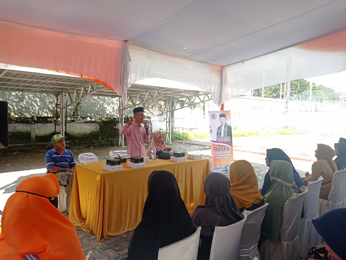 Banjir dan Jalan Rusak Jadi keluhan pada Reses Anggota DPRD Pekanbaru dari Fraksi PKS, Rois