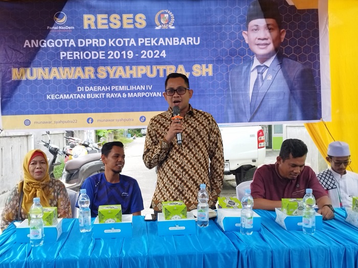 Jemput Aspirasi Masyarakat di Kelurahan Air Dingin, Munawar Syahputra Laksanakan Reses