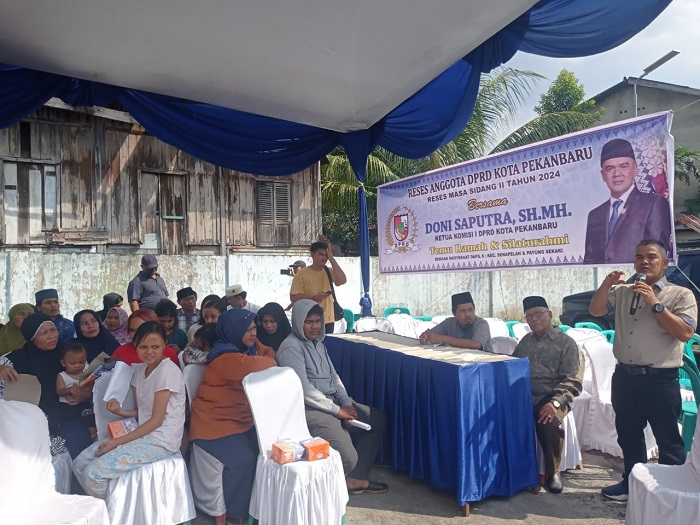 Reses Doni Saputra di Kampung Dalam, Warga Usul Pembangunan Jembatan