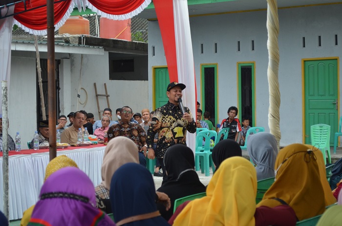 Reses Nurul Ikhsan di Tengkerang Utara, Warga Keluhkan Lampu PJU