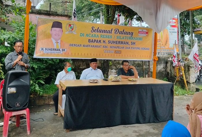 Reses Suherman di Kampung Bandar, Warga Keluhkan Drainase