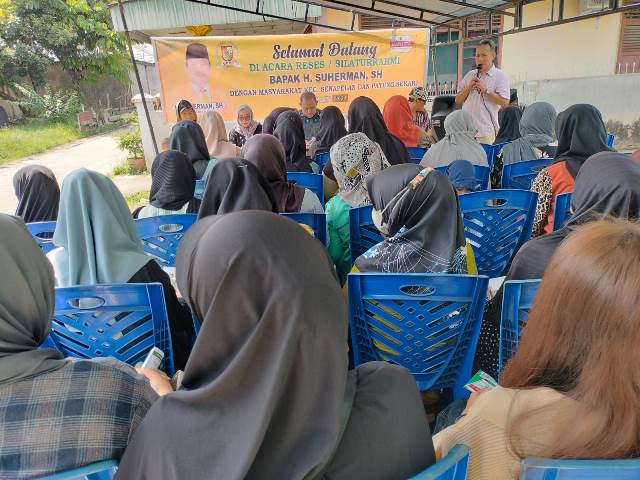 Reses Suherman di Tirta Siak, Warga Berharap Jalan Kulim Kembali Mulus